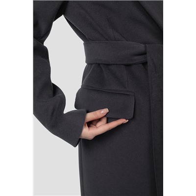 01-12172 Пальто женское демисезонное (пояс)