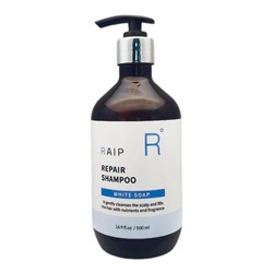 RAIP Восстанавливающий шампунь для волос с ароматом белого мыла / Repair Shampoo White Soap, 500 мл