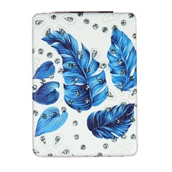 Зеркало карманное 6х8,5 см / GT359 /уп 50/300/ кожзам стразы