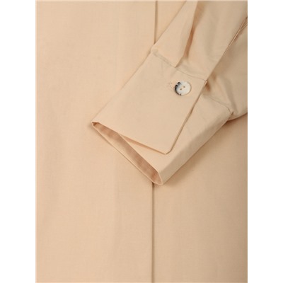 Рубашка женская MINAKU: Casual Collection, размер 44, бежевая