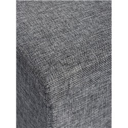Пуф – короб складной «Клик Мебель», с ящиком, 300×300×300 мм, рогожка, цвет серый