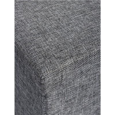 Пуф – короб складной «Клик Мебель», с ящиком, 300×300×300 мм, рогожка, цвет серый