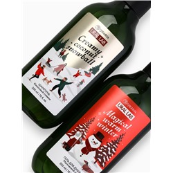 Новогодний подарочный набор косметики Magical warm winter: гель для душа и шампунь для волос 2×300 мл, URAL LAB