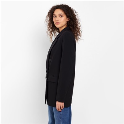 Пиджак женский MINAKU: Classic, чёрный, размер 46