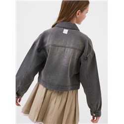 Куртка текстильная джинсовая для девочек