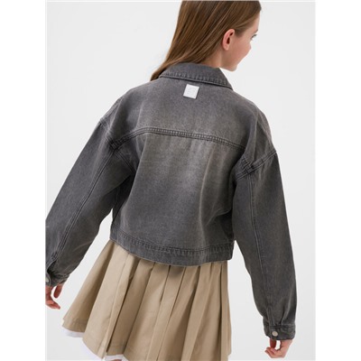 Куртка текстильная джинсовая для девочек