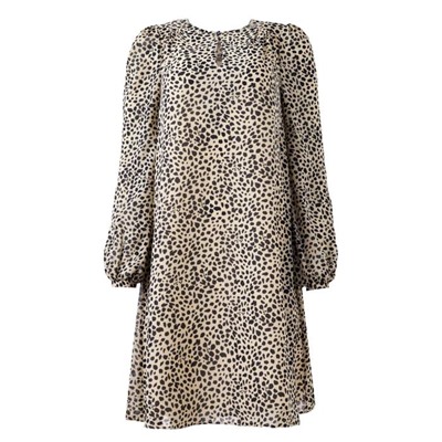 Платье летнее женское MINAKU: Green trend цвет бежевый, размер 42