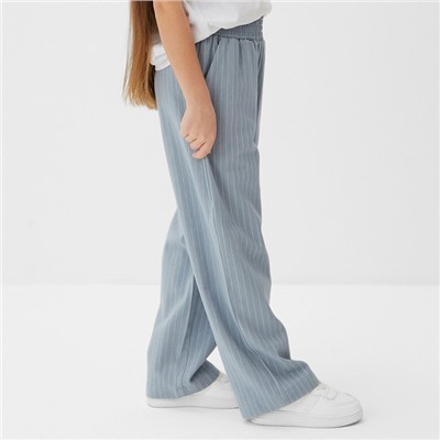 Брюки для девочки KAFTAN «Полоска», размер 30 (98-104 см), голубые