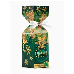 Чай чёрный «С Новым годом» с мятой, в коробке конфете, 100 г