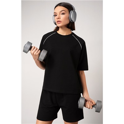 Женский костюм с шортами из футера двухнитки Happyfox