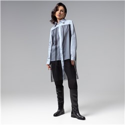 Рубашка из вискозы, Срочно на обложку (blue)