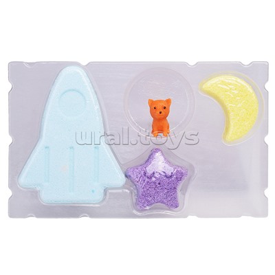 Набор бурлящих шаров "Happiki" 190г Космо хвост