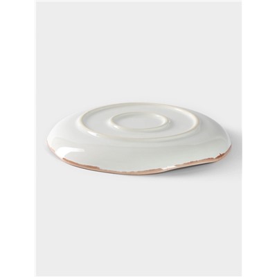 Тарелка Хорекс Punto bianca, d=26.5 см, фарфор, белая