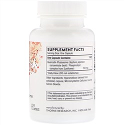 Thorne Research, Quercetin Phytosome, 60 капсул