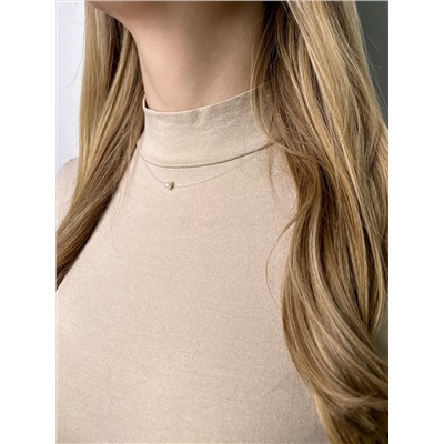 Колье из серебра с культивированным жемчугом родированное (на леске) 925 пробы 441-10-106р-01