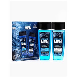 Подарочный набор мужской Norland Men Ice Freshness, гель для душа 250 мл, шампунь 250 мл