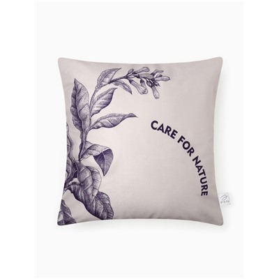 Набор наволочек декоративных «Этель» Nature, 4 шт., 40×40 см, велюр