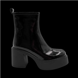 Ботинки из натуральной кожи Р-121-8 черные