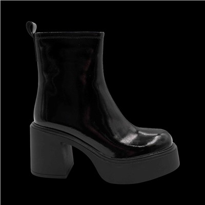 Ботинки из натуральной кожи Р-121-8 черные