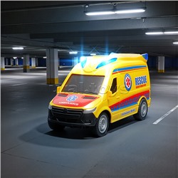 Машина "Спасательная служба" 1:20 (свет, звук) в коробке