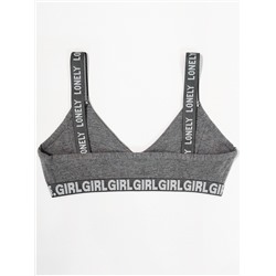 4024-22 Топ для девочки серый (BAYKAR)