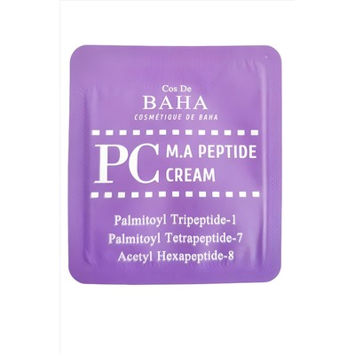 Cos De BAHA Крем для лица антивозрастной с пептидами (пробник) / M.A. Peptide Cream Sample (PC), 1,5 мл KRISTALLER, 1130093