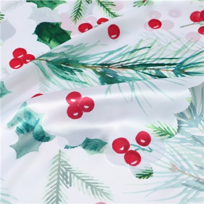 Скатерть новогодняя «Доляна» Rowan, 145×220 см, 100% п/э
