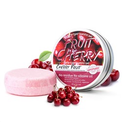 Органический твердый шампунь с экстрактом ВИШНИ Fresh Plant Shampoo Bar, 60 гр.