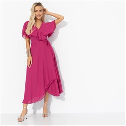 Платье на запах, Счастье влюбленности (фуксия)