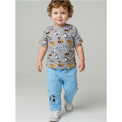 Комплект детский трикотажный для мальчиков: джемпер (футболка), брюки