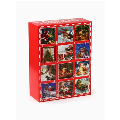 Чай подарочный адвент-календарь «Новогодняя почта», 215 г