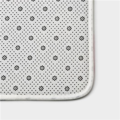 Коврики для ванной и туалета Доляна «Фламинго», 2 шт., 40×43 см, 43×73 см