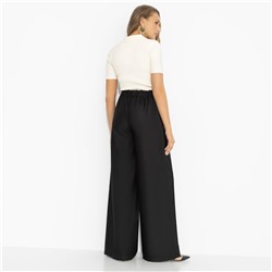 Брюки с деликатным блеском, Минимализм с акцентами (чёрные)