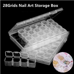 Контейнер пластиковый 28 отсеков для мелочей 17*10*2,5см