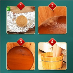 Натуральные травяные бомбочки для ног ИМБИРЬ, 10 шт. * 15 гр.