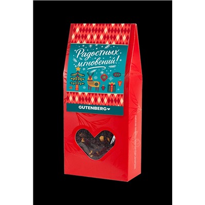 Чай Gutenberg чёрный ароматизированный "Яблоко-корица", уп. 100 г