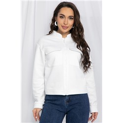 Бомбер Александра (белый) Б13095-2М