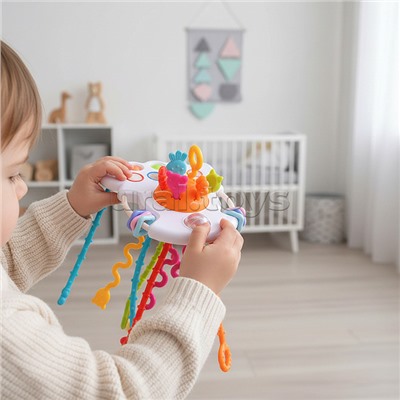 Игрушка развивающая "Комета" белая, в коробке