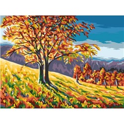 Картина по номерам 30х40 см "Разноцветная осень" живопись с красками и кистью на картоне PKZ/PM-070 ФРЕЯ