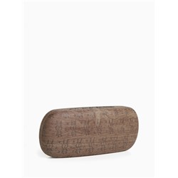 Футляр для очков на хлопушке «Выбражулька», с рисунком, размер 16×6×3.5 см, коричневый