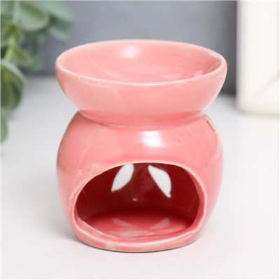 Аромалампа для эфирных масел «Цветок», керамика, 7.7×6.7×6.7 см, МИКС