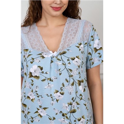 Ночная сорочка Модест-1 (Голубой)