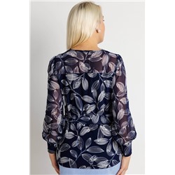 Блузка женская  4021/18/Темно-синий