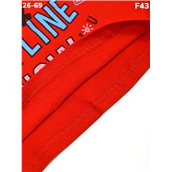 Футболка F43 красный