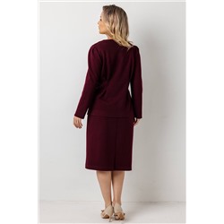 Юбка женская  193Н/08/Бордовый