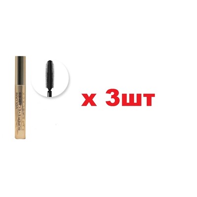 JEANMISHEL Тушь для ресниц Super Eye Lashes Эффект накладных ресниц 3шт