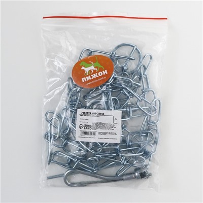 Цепь для привязи собак, 1.8 м, калибр 25 мм, толщина проволоки 2.2 мм