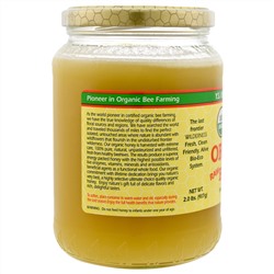 Y.S. Eco Bee Farms, 100% сертифицированный органический сырой мед, 907 г