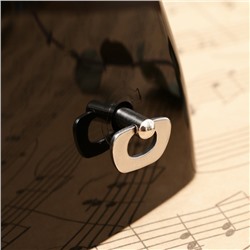 Метроном механический Gleam, черный, 40-408 ударов в минуту, 21×10×12 см