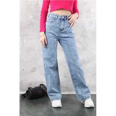 Джинсы R женские трубы D371 Уценка(88597)